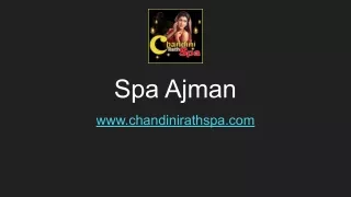 Spa Ajman