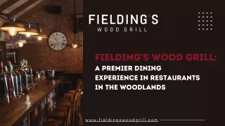 Exploring the Eclectic Cuisine Scene of Restaurants in The Woodlands