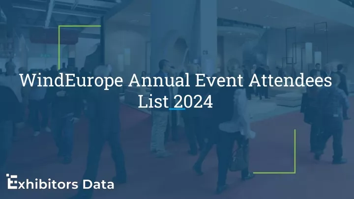 windeurope annual event attendees list 2024