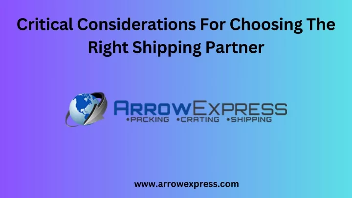 critical considerations for choosing the right
