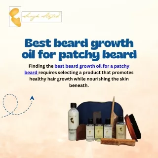 Best beard growth oil for patchy beard
