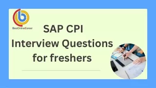 SAP CPI interview question answer