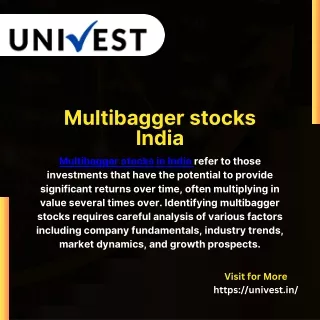 Multibagger stocks India
