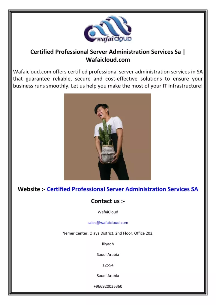 certified professional server administration