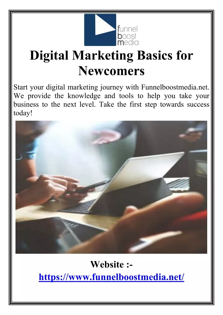 digital marketing basics for newcomers