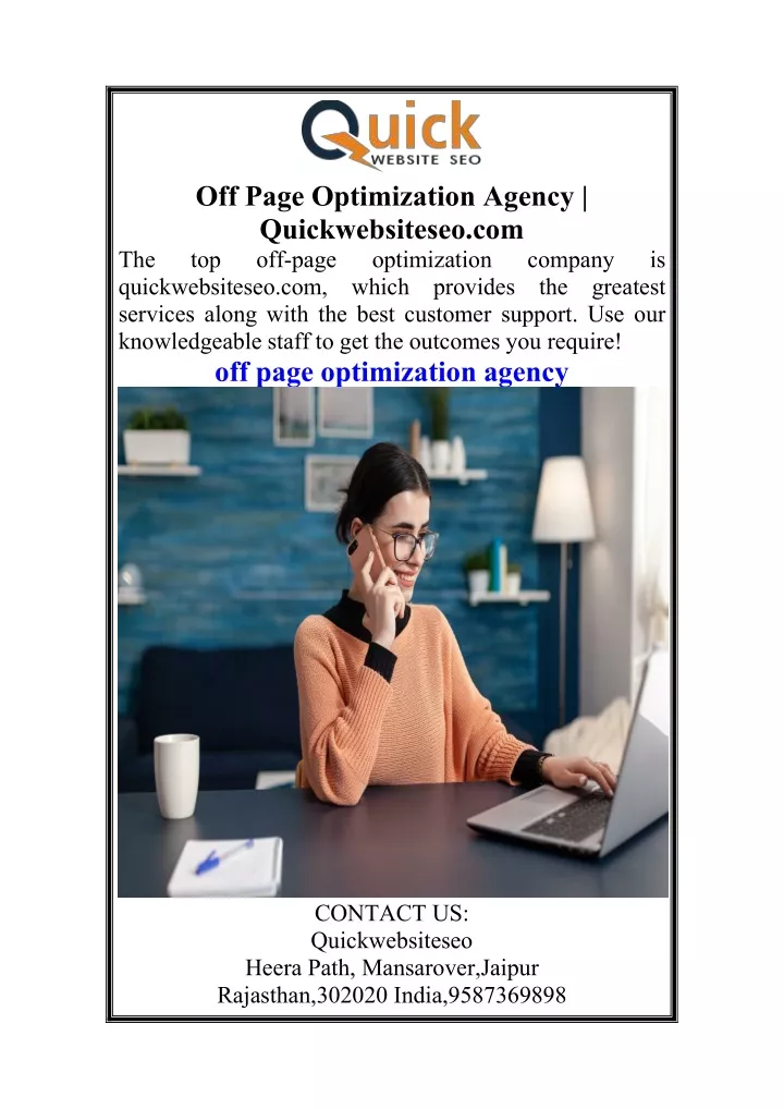 off page optimization agency quickwebsiteseo