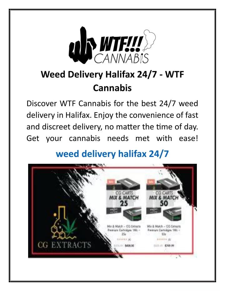 weed delivery halifax 24 7 wtf cannabis
