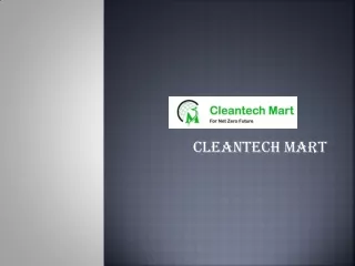 Carbon consultants in cleantech