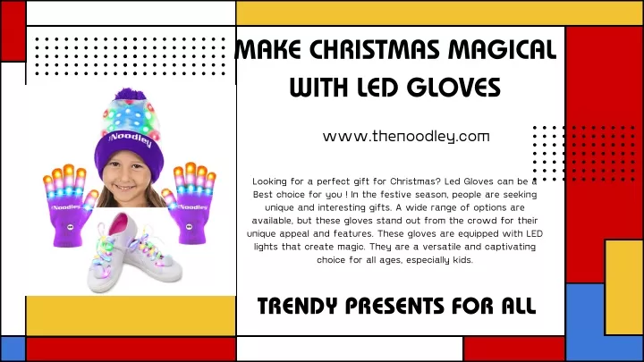 make christmas magical with led gloves