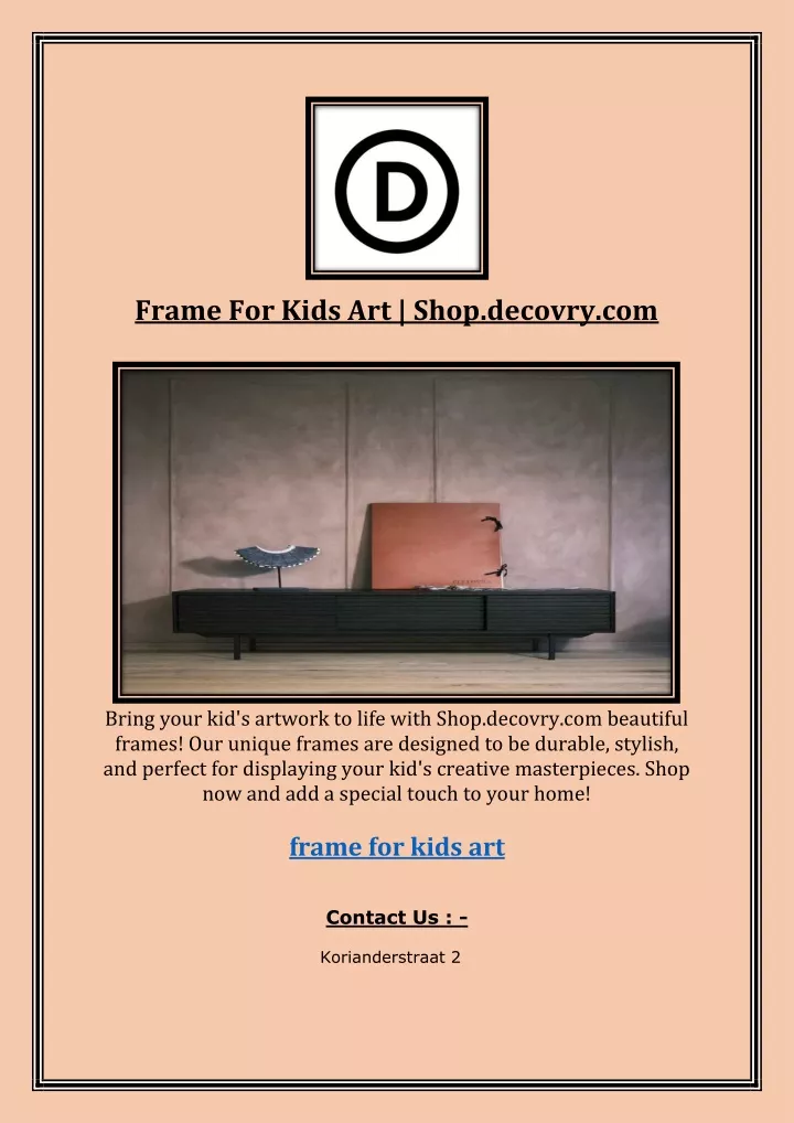 frame for kids art shop decovry com