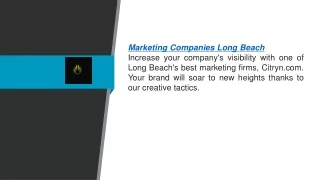 Marketing Companies Long Beach  Citryn.com