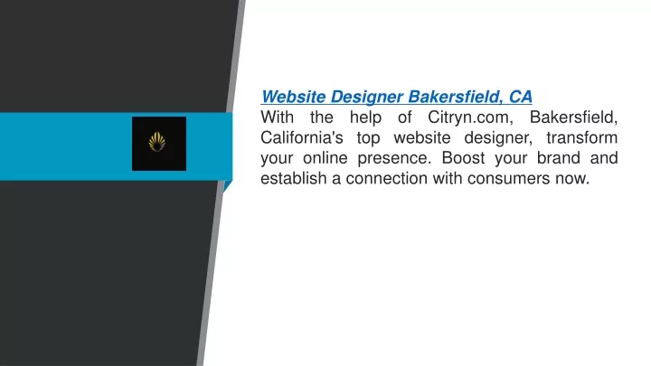 website designer bakersfield ca with the help