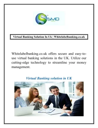 Virtual Banking Solution In Uk | Whitelabelbanking.co.uk