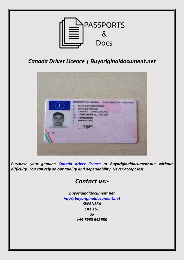 canada driver licence buyoriginaldocument net