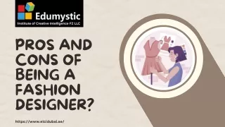 Pros and Cons of Being a Fashion Designer