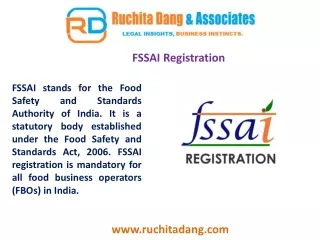 FSSAI Registration Consultant and FSSAI Food Licence Registration in Delhi