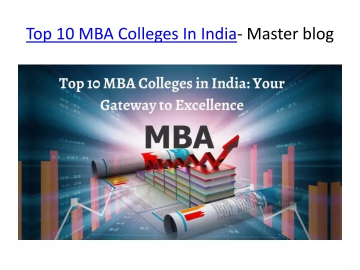 top 10 mba colleges in india master blog