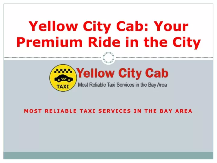 yellow city cab your premium ride in the city