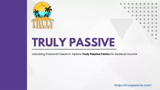 Passive Income: What It Is and Ideas for 2025