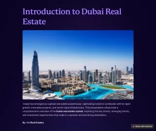 Dubai Real Estate: A Guide for Aspiring Homeowners