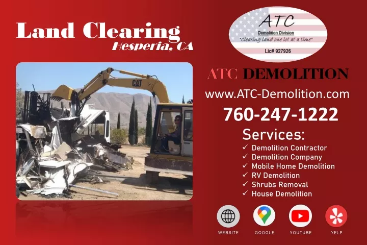 land clearing hesperia ca