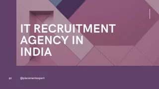 IT recruitment agency in india