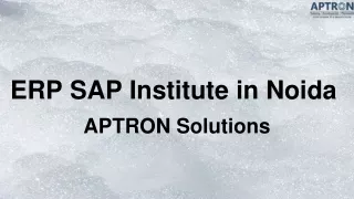 ERP SAP Institute in Noida