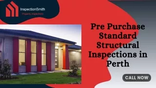 Pre Purchase Standard Structural Inspections Perth