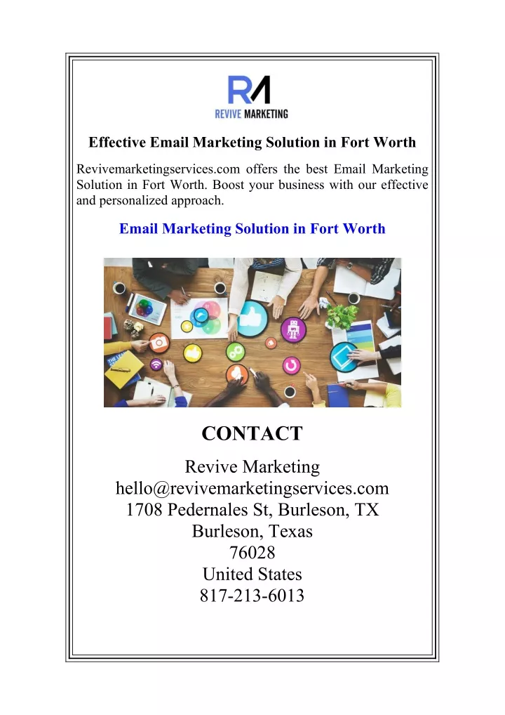 effective email marketing solution in fort worth