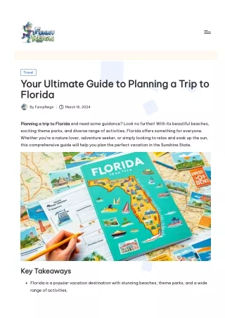 Your Ultimate Guide to Planning a Trip to Florida funnyreign-com-pla...