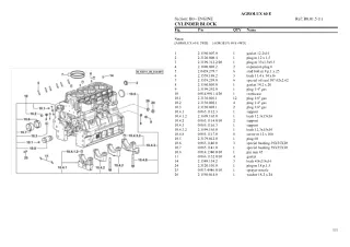 Deutz Fahr agrolux 60 e india trem iii a Tractor Parts Catalogue Manual Instant Download