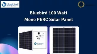 Best 100 watt solar panels in 2024 | Bluebird Solar