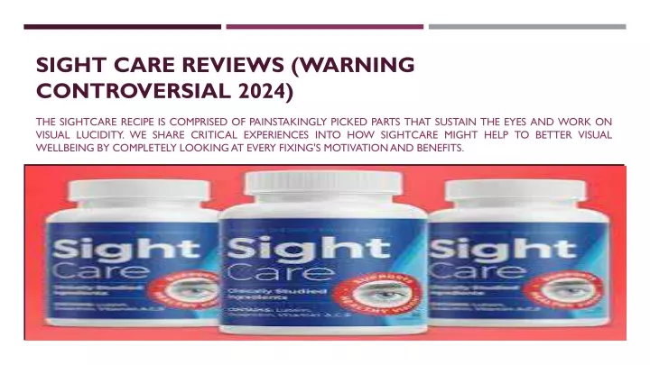 sight care reviews warning controversial 2024