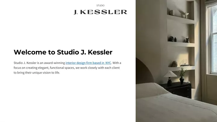 welcome to studio j kessler