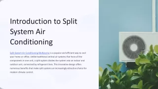 Introduction-to-Split-System-Air-Conditioning