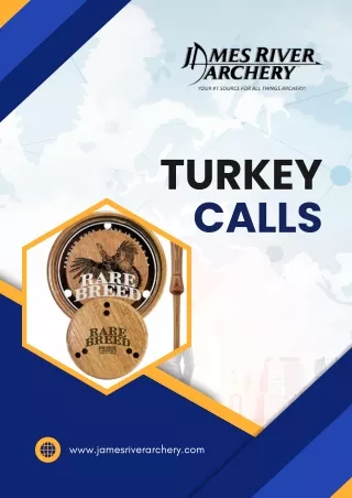 Turkey Game Calls at James River Archery
