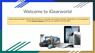 Buy Online Wireless keyboard At iGearworld