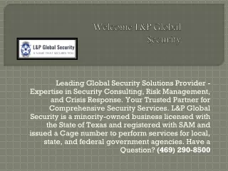 Top Security Services Dallas TX ppt