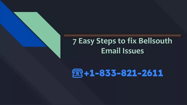 7 easy steps to fix bellsouth email issues