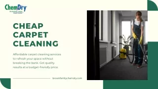 Choose The Professional And Cheap Carpet Cleaning Services