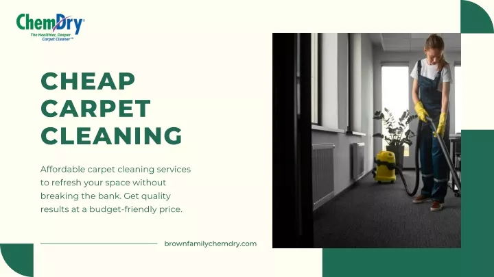 cheap carpet cleaning