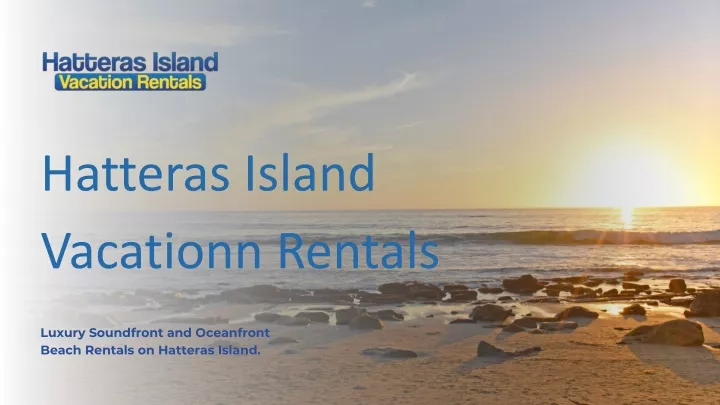 hatteras island vacationn rentals