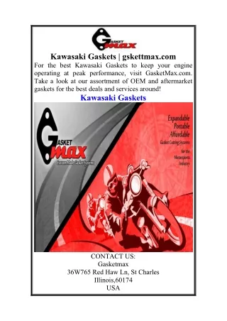 Kawasaki Gaskets  gskettmax.com