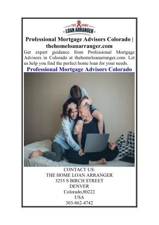 Professional Mortgage Advisors Colorado  thehomeloanarranger.com