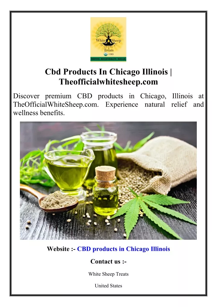 cbd products in chicago illinois