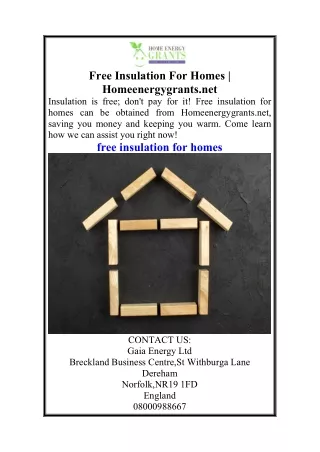 Free Insulation For Homes  Homeenergygrants.net