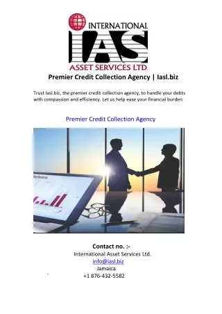 Premier Credit Collection Agency | Iasl.biz