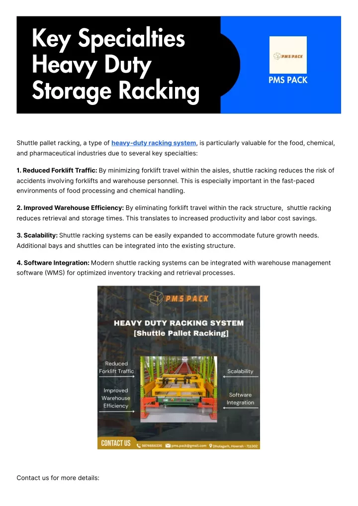key specialties heavy duty storage racking
