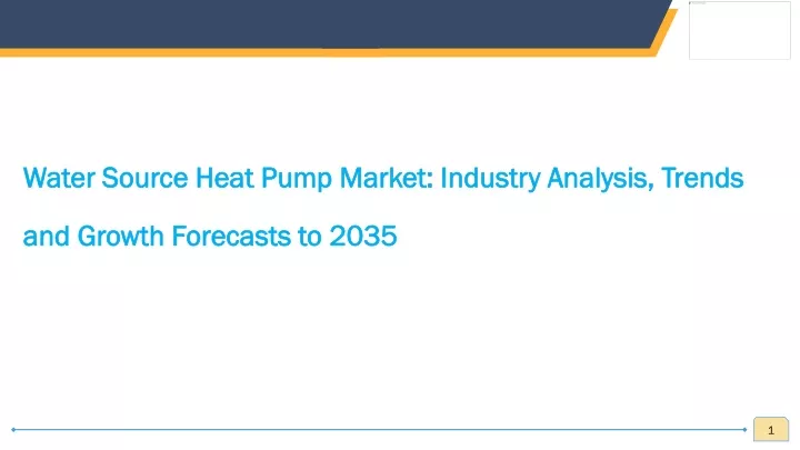 water source heat pump market industry analysis