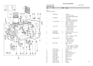 Lamborghini 674-70 grand prix Tractor Parts Catalogue Manual Instant Download